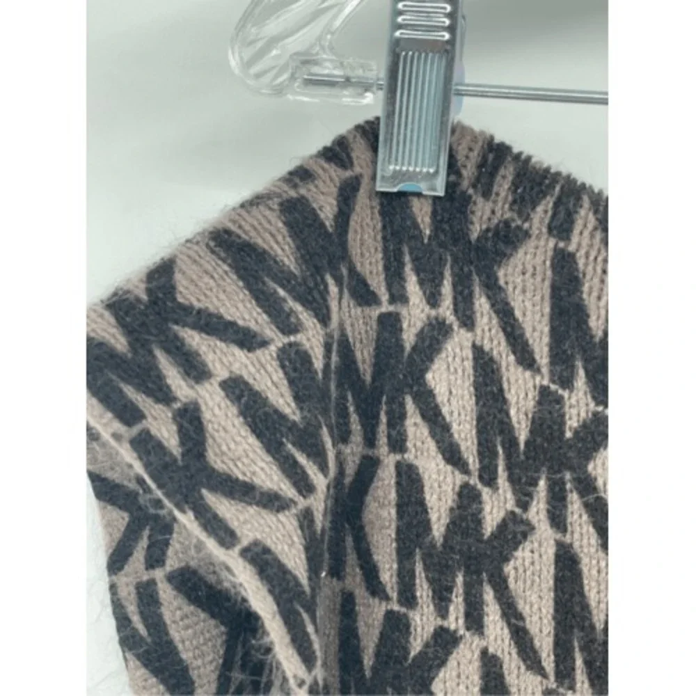 MICHAEL Michael Kors Scarf Infinity Women‎ One Size Brown Black Logo Wrap New